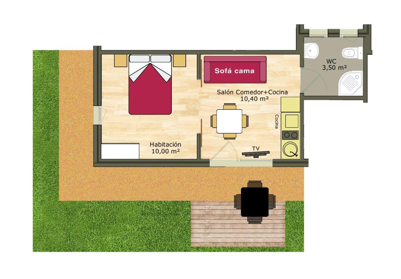 Veragua. Glamping Y Apartamentos Turisticos Вильянуэва-де-ла-Вера Экстерьер фото